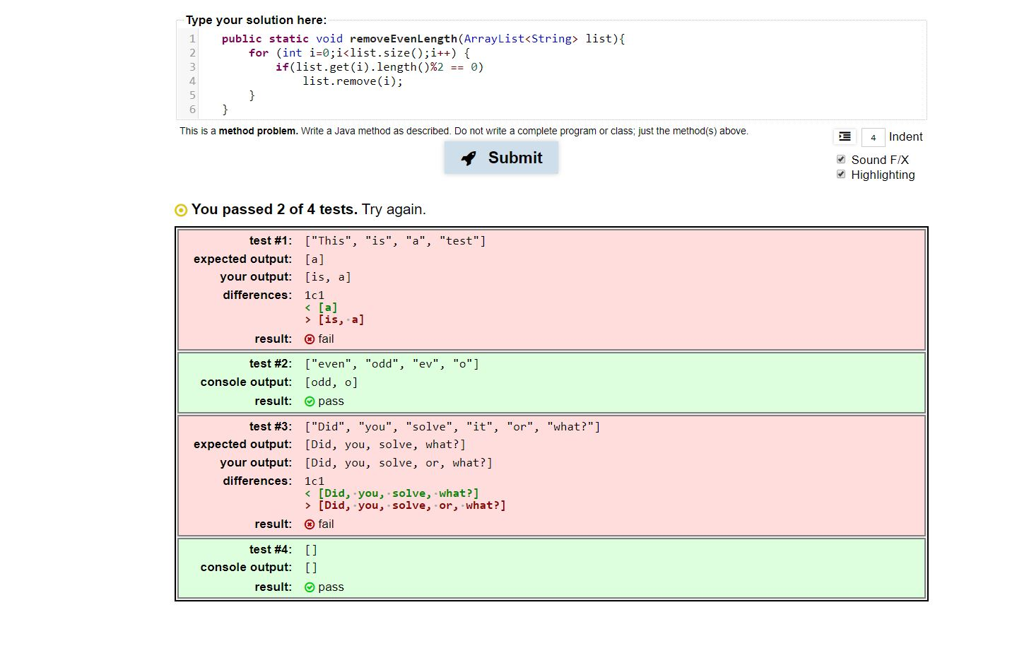 Solved OWNE Type your solution here: public static void | Chegg.com
