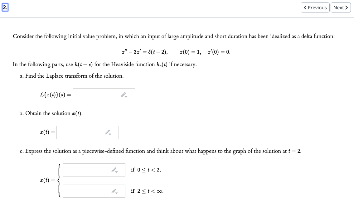 Solved Consider The Following Initial Value Problem, In | Chegg.com