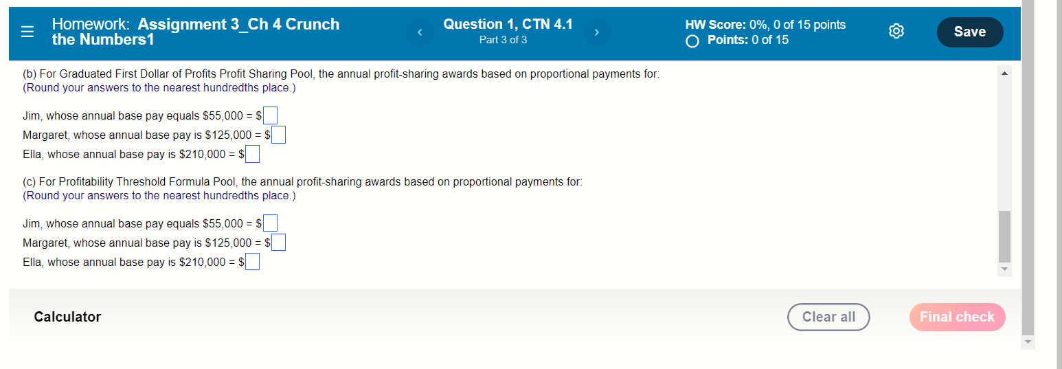 Solved Homework: Assignment 3_Ch 4 Crunch the Numbers 1 | Chegg.com