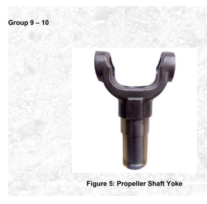 Solved Group 9−10 Figure 5 Propeller Shaft Yoke