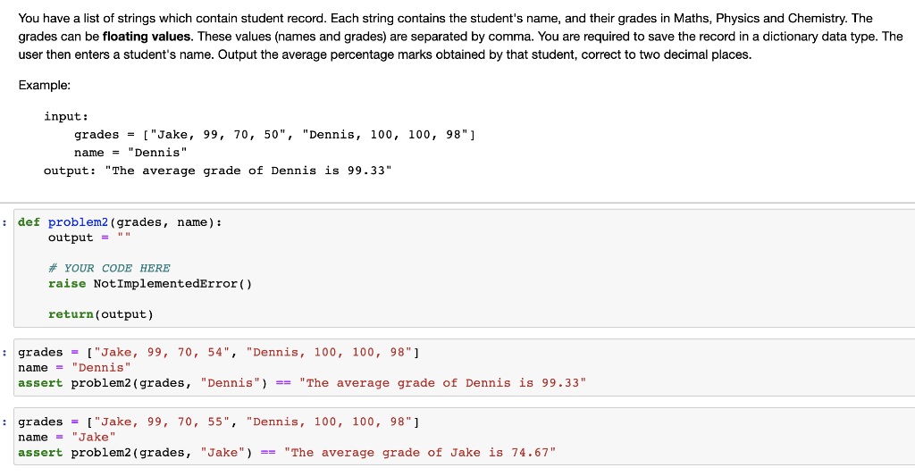Solved By using Python: You have a list of strings which | Chegg.com