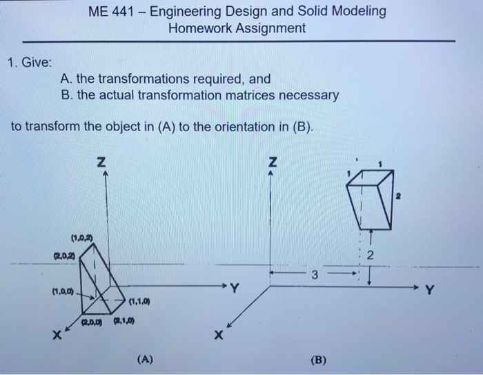 Solved ME 441 - Engineering Design and Solid Modeling | Chegg.com
