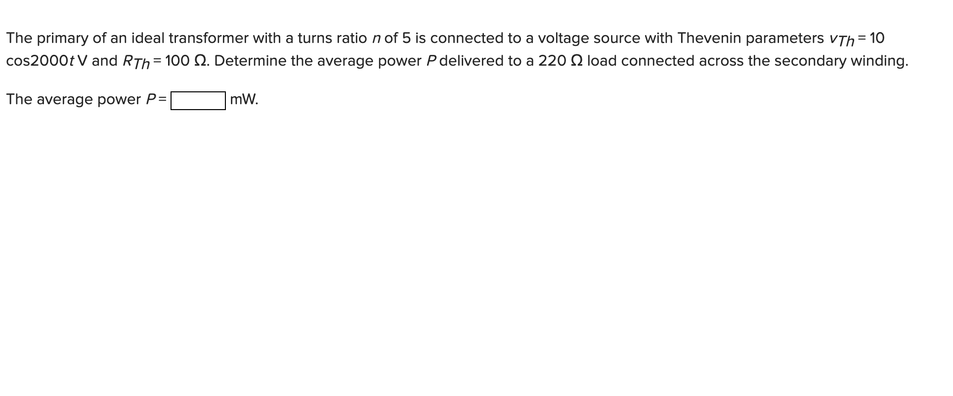 solved-the-primary-of-an-ideal-transformer-with-a-turns-chegg