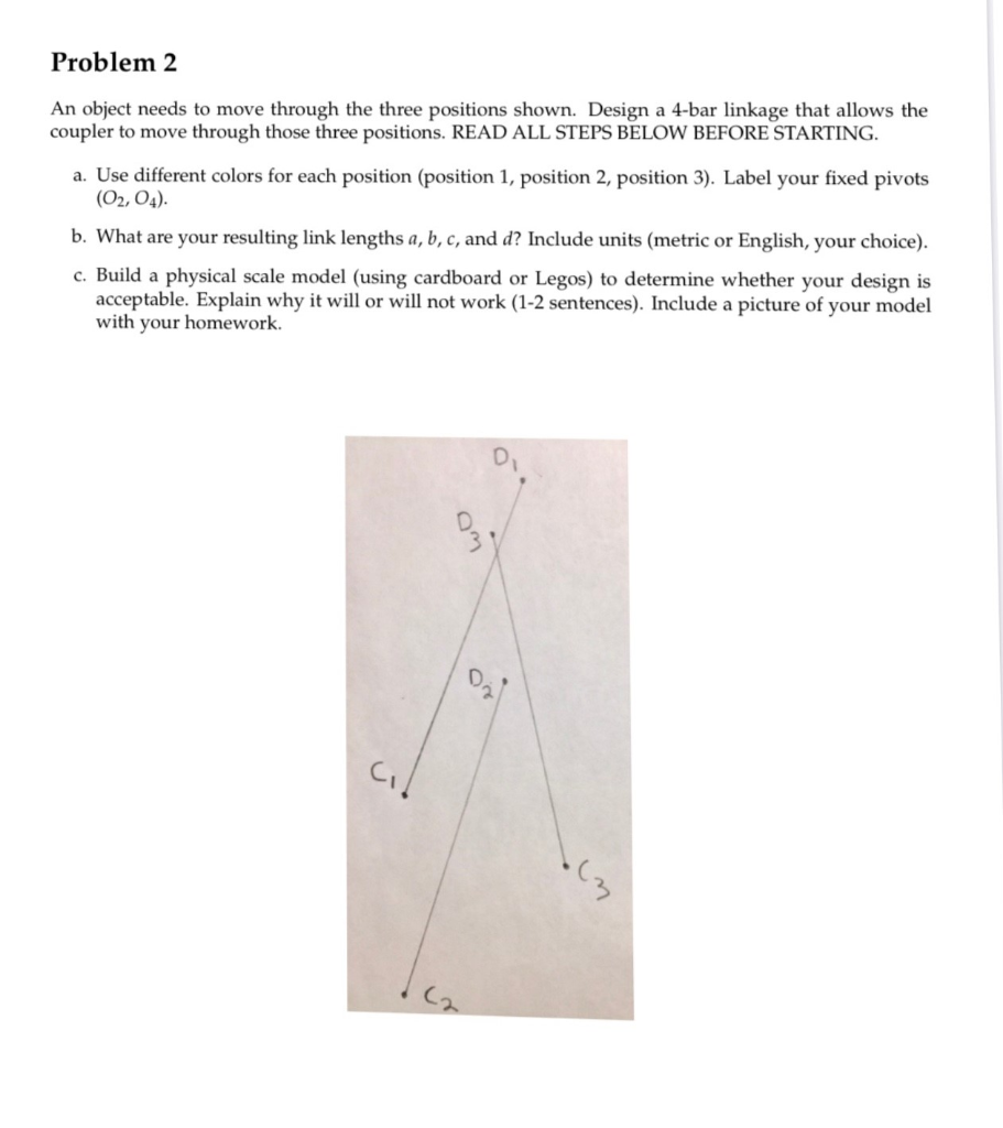 Solved Problem 2 An object needs to move through the three | Chegg.com
