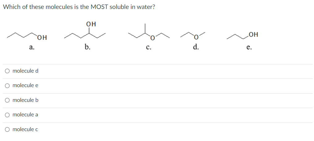 solved-which-of-these-molecules-is-the-most-soluble-in-chegg