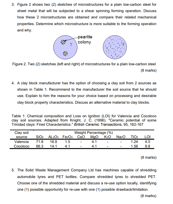 Solved 3. Figure 2 shows two (2) sketches of microstructures | Chegg.com