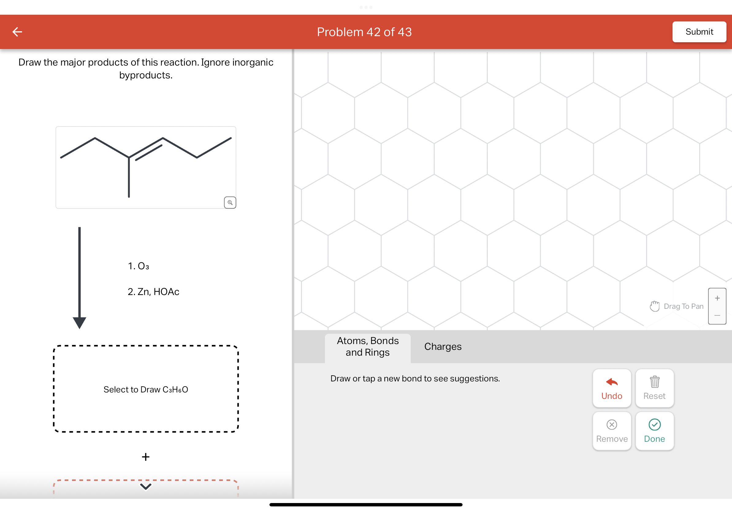 Solved Draw the major products of this reaction. Ignore | Chegg.com