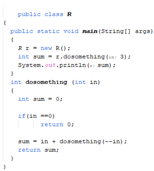 Solved public class R{public static void main(String[] | Chegg.com