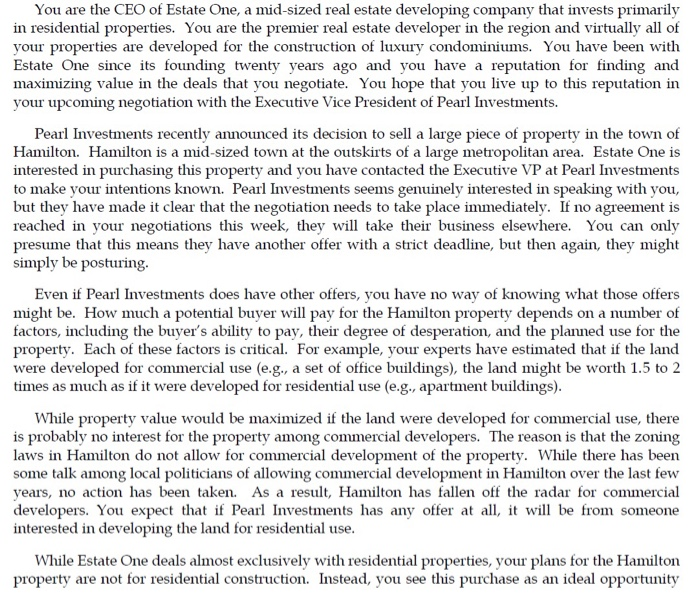 Solved The seller makes an offer for 88 million and states