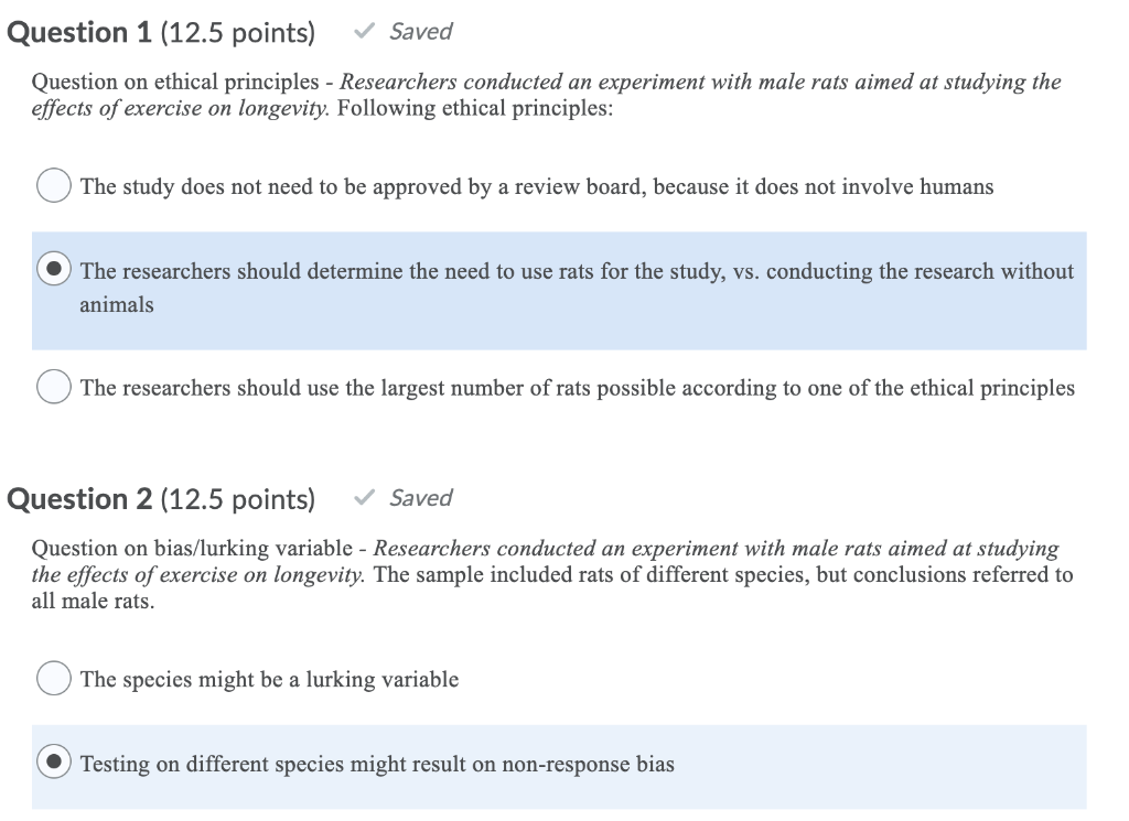 Solved Question 1 (12.5 points) Saved Question on ethical | Chegg.com