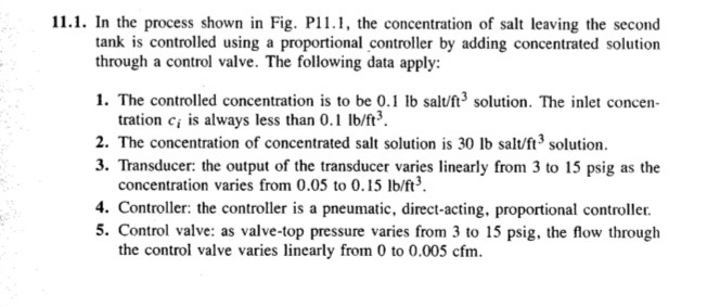 Solved 11.1. In the process shown in Fig. P.1, the | Chegg.com