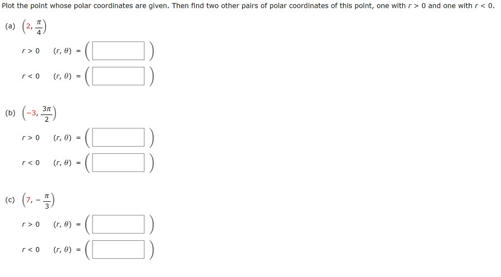 Solved Plot the point whose polar coordinates are given. | Chegg.com