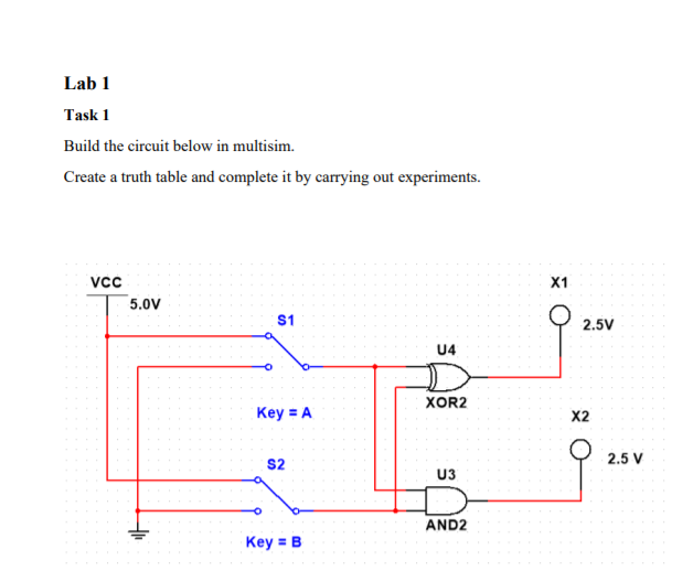 Solved i would like the circuit to be built on multisim | Chegg.com
