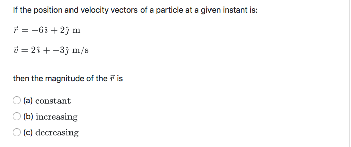 Solved Ifa Is An Arbitrary Unit Vector Then The Relation Chegg Com