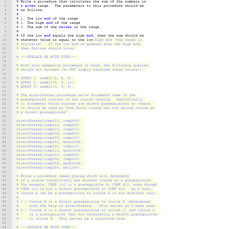 Solved * Write a procedure that calculates the sum of the | Chegg.com