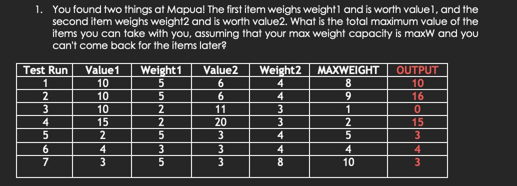 Solved 1. You found two things at Mapua! The first item | Chegg.com