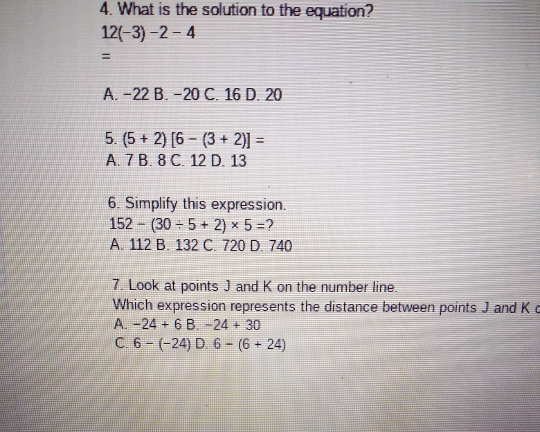 4 What Is The Solution To The Equation 12 3 2 Chegg Com