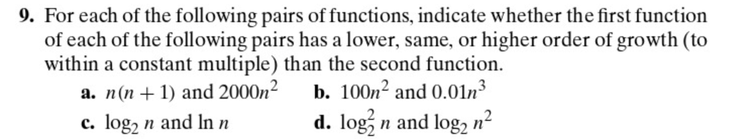 Solved For Each Of The Following Pairs Of Functions, | Chegg.com