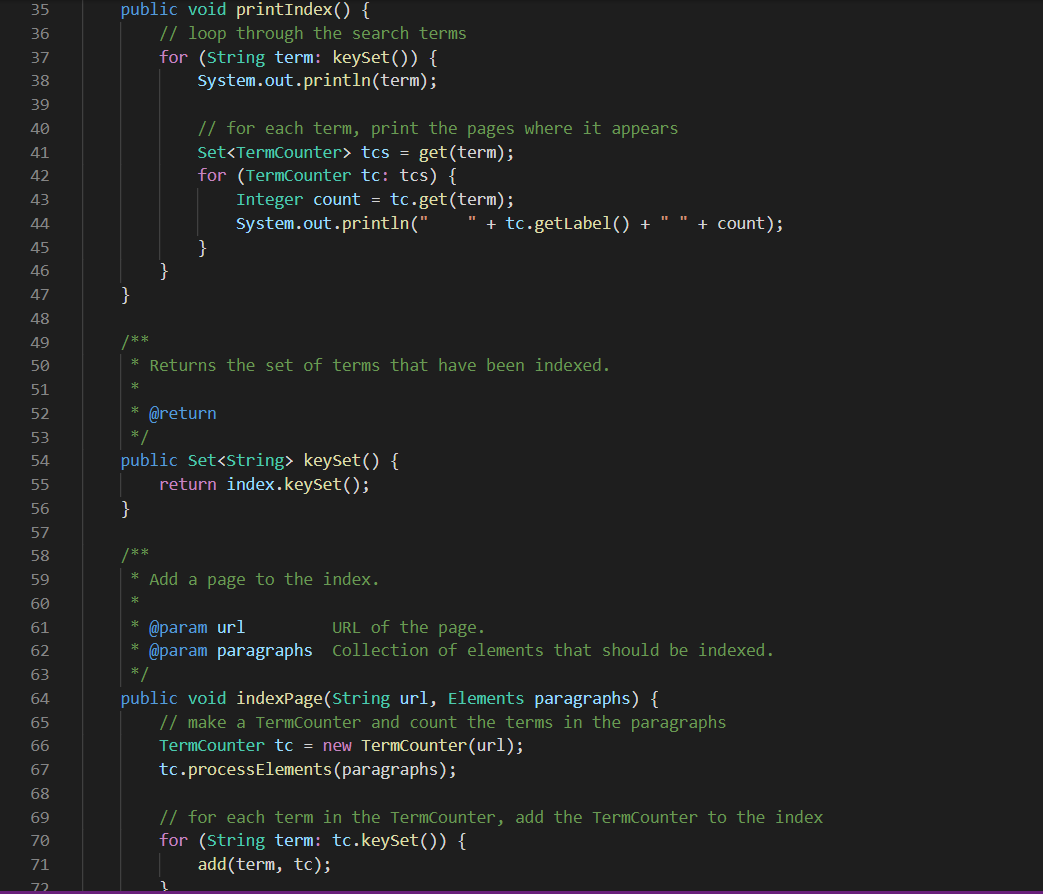 Java: Write a simple data structure webcrawler class. | Chegg.com