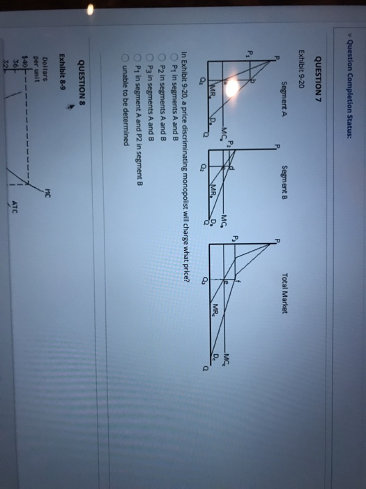 Solved Question Completion Status QUESTION7 Exhibit 9-20 ent | Chegg.com