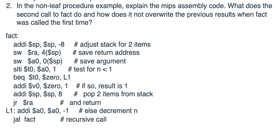 solved-2-in-the-non-leaf-procedure-example-explain-the-chegg