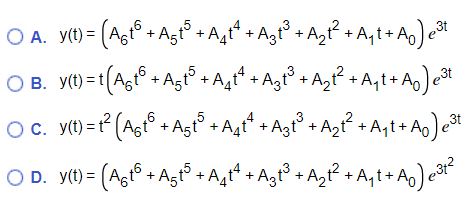 Solved Using the Method of Undetermined Coefficients, | Chegg.com