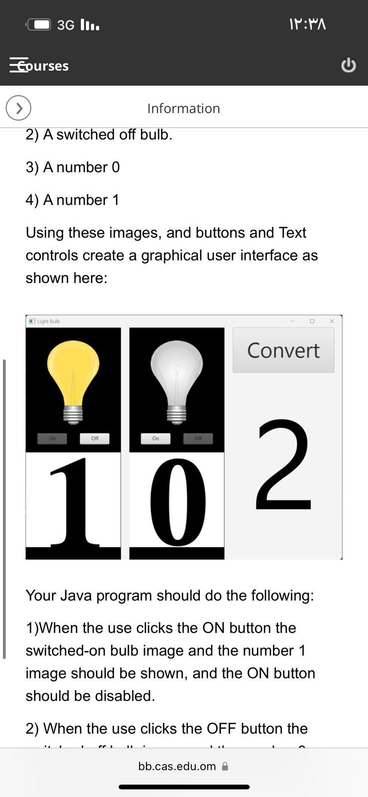 Solved 2) A switched off bulb. 3) A number 0 4) A number 1 | Chegg.com