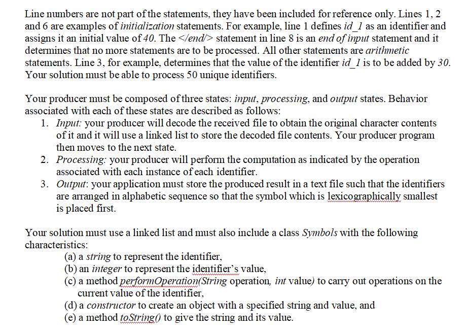 To Do You are to write two C++ programs: (1) a | Chegg.com