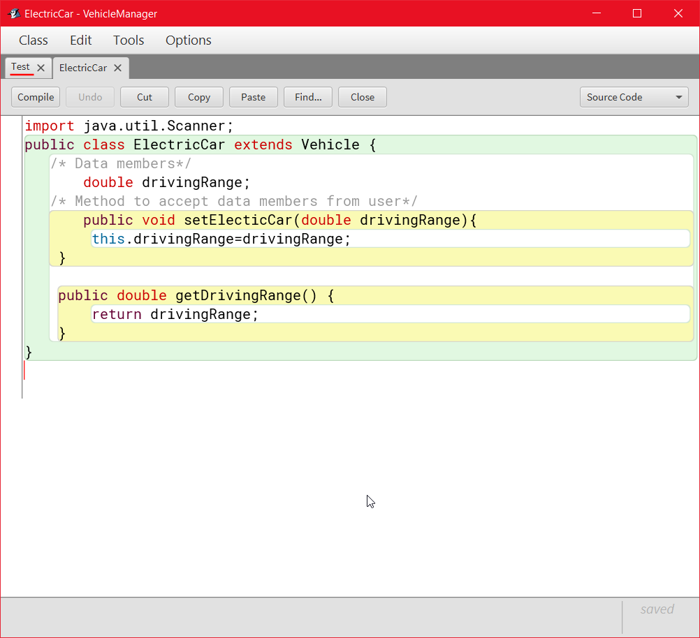 Solved Project 4: Vehicle Manager Objectives: Write classes | Chegg.com