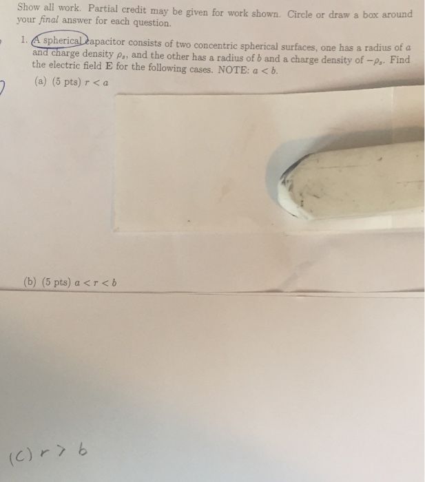 Solved Show all work. Partial credit may be given for work | Chegg.com