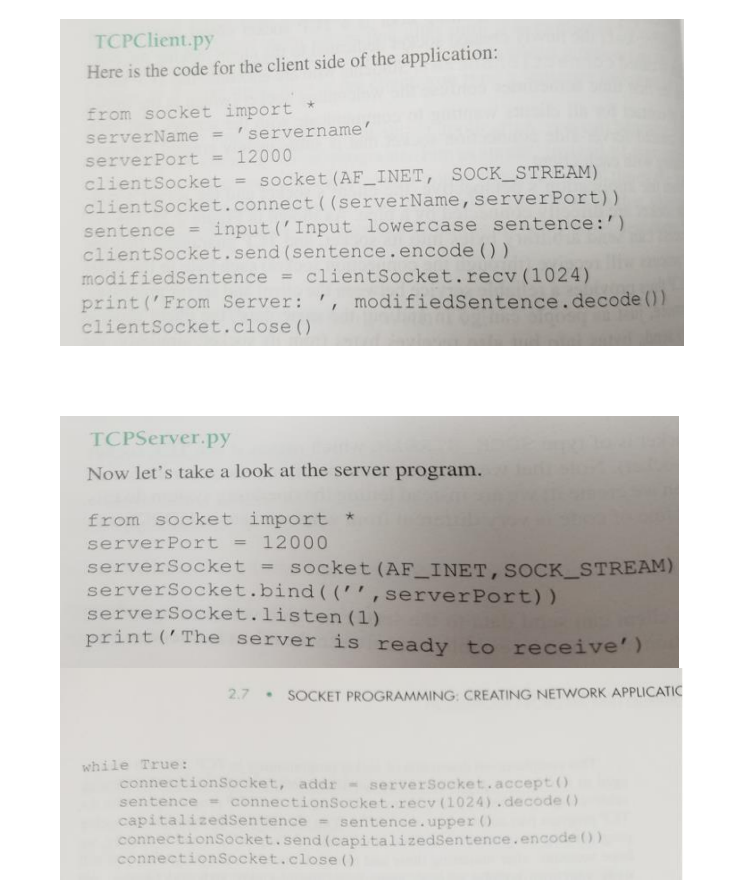 Solved In this assignment you will develop a client-server | Chegg.com