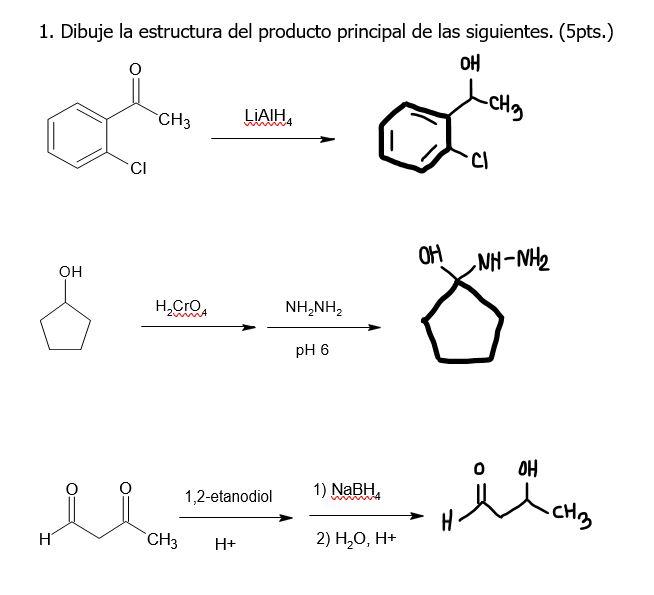 Solved Instructions: Draw the structure of the main product | Chegg.com