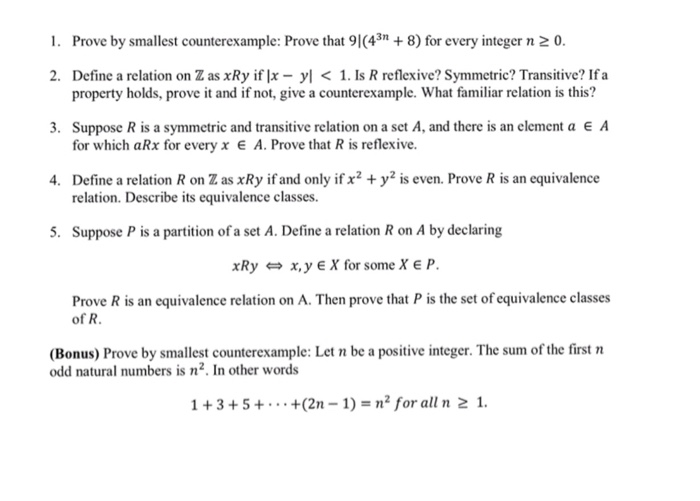 Solved Logic Set Theory And Proof Can You Show Me Step By