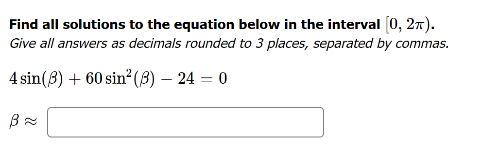 Solved Find All Solutions To The Equation Below In The 9140