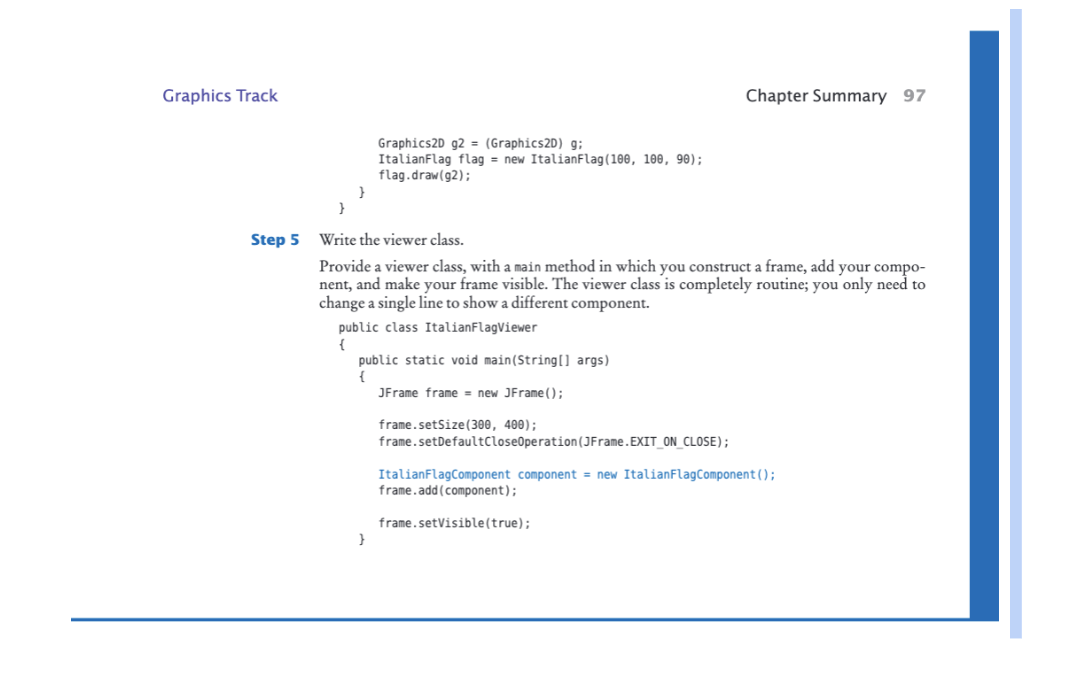 Solved This in-class lab covers Java Graphics Follow along | Chegg.com