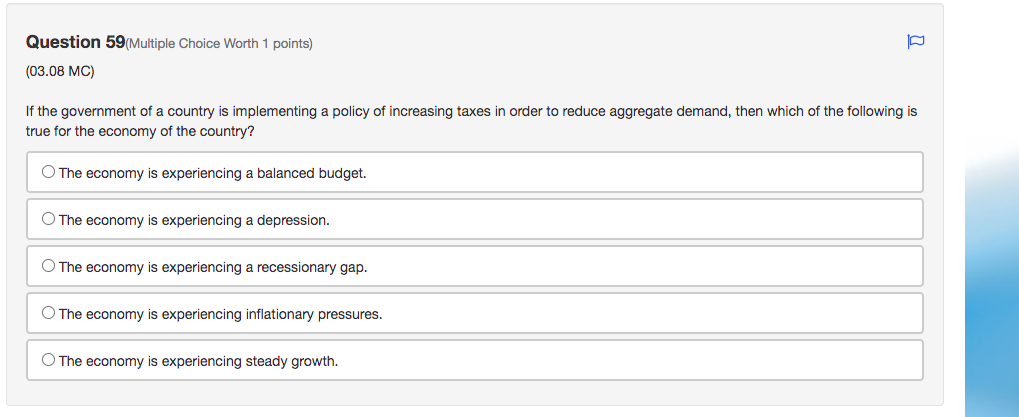 Solved Question 59(Multiple Choice Worth 1 points) (03.08 | Chegg.com