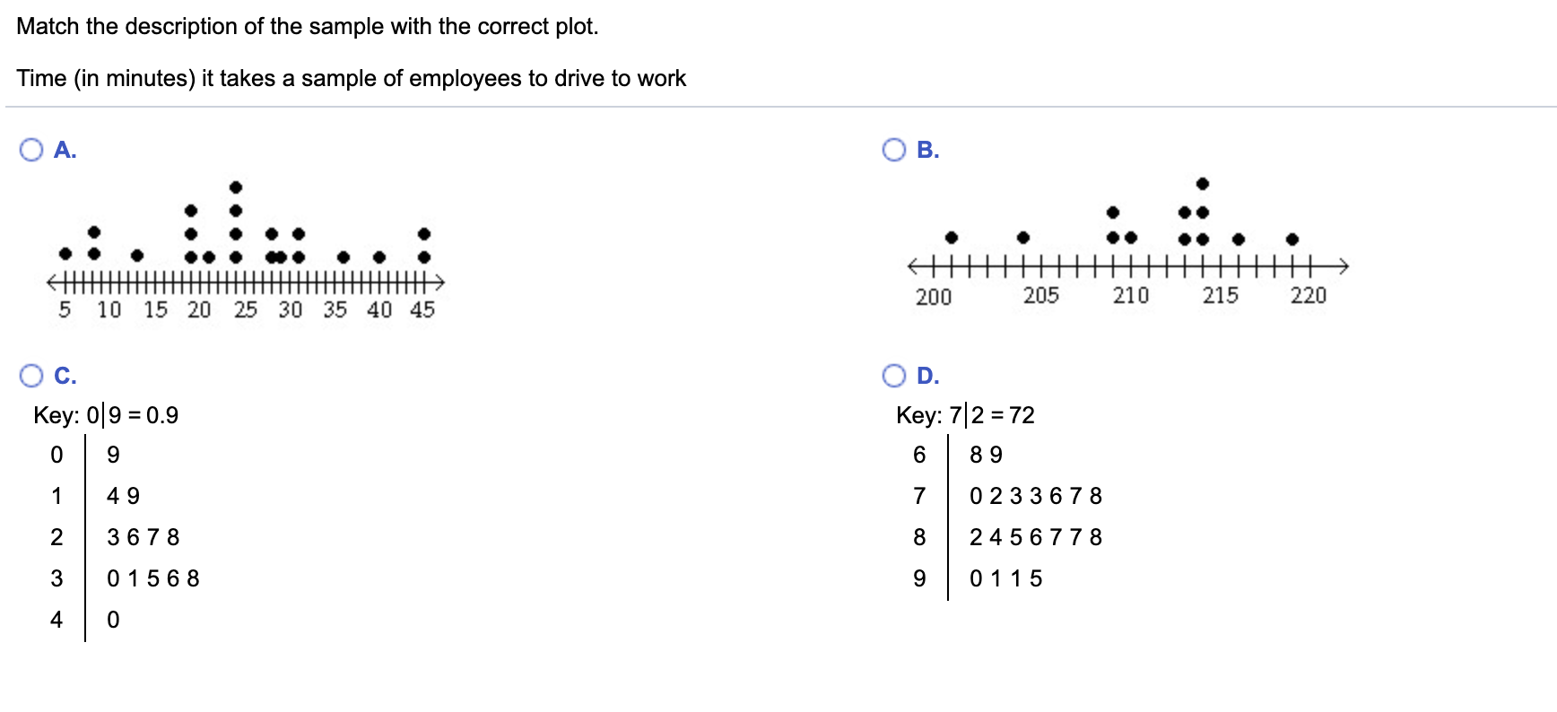 Solved Match the description of the sample with the correct | Chegg.com