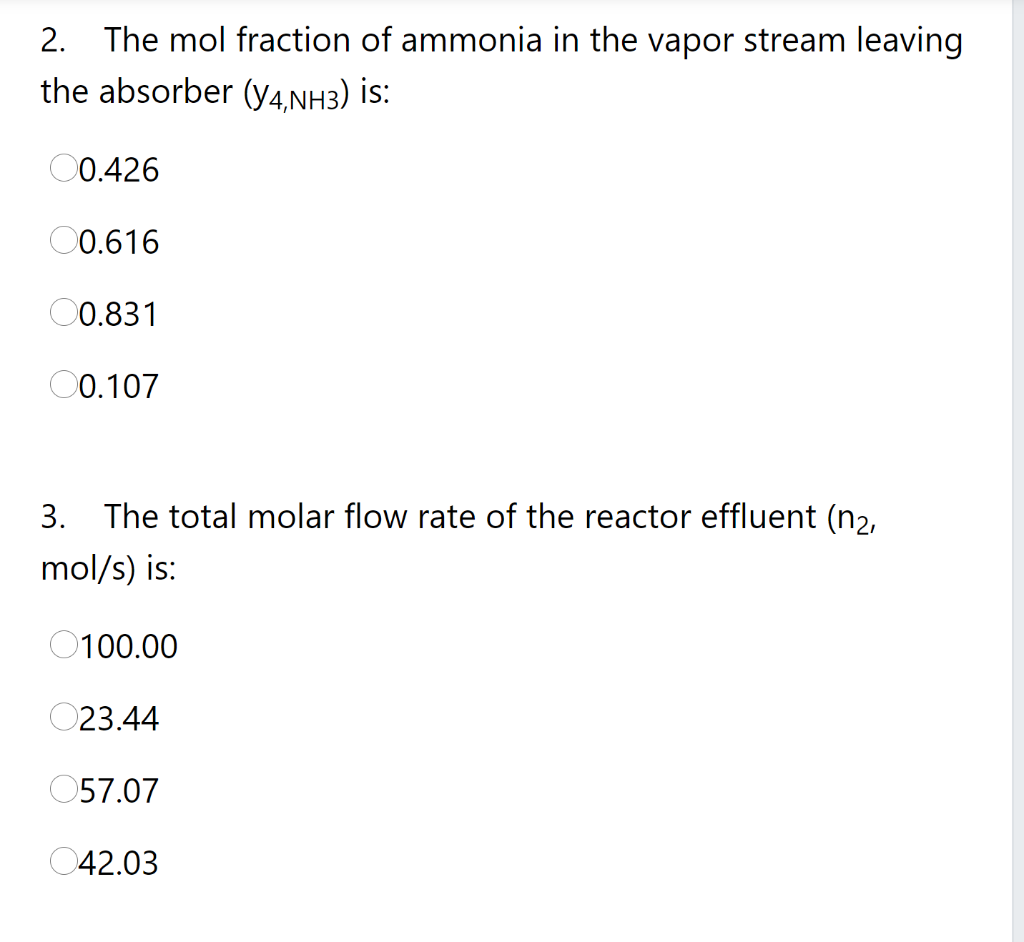Solved Ammonia is produced from the reaction of nitrogen and | Chegg.com