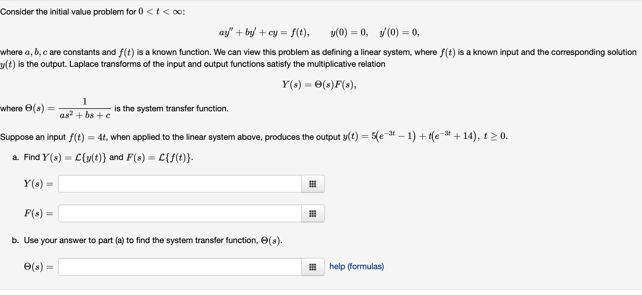 Solved Consider the initial value problem for 0 | Chegg.com