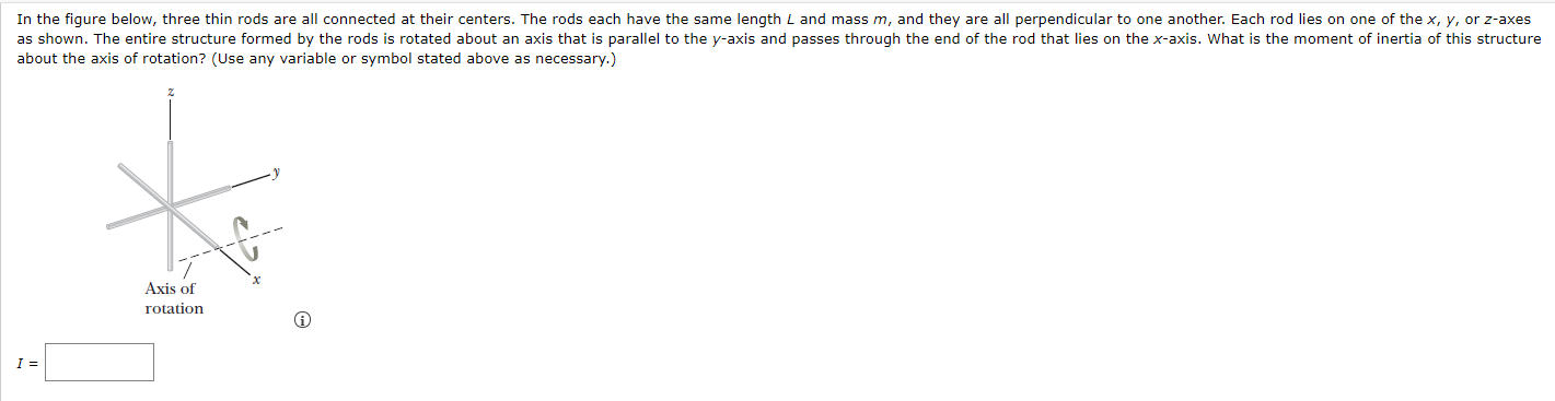 Solved In the figure below, three thin rods are all | Chegg.com