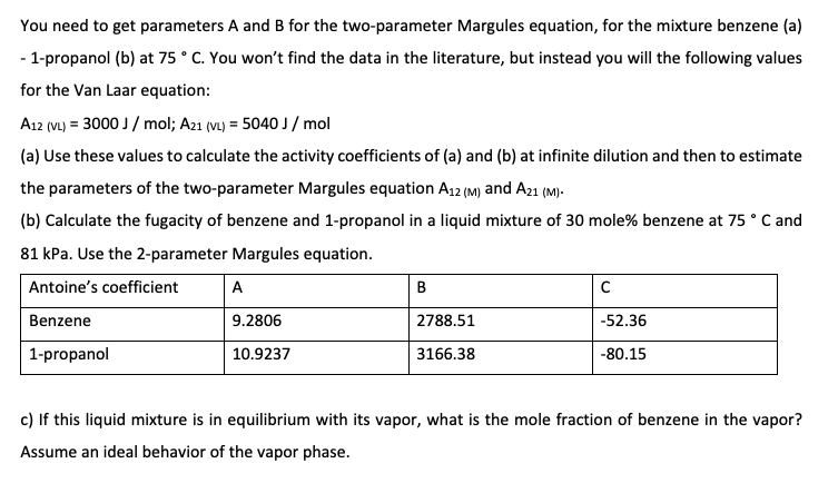 Solved You Need To Get Parameters A And B For The