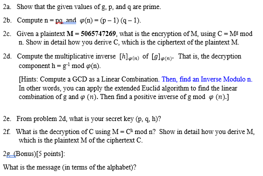 This problem is an exercise using the formalization | Chegg.com