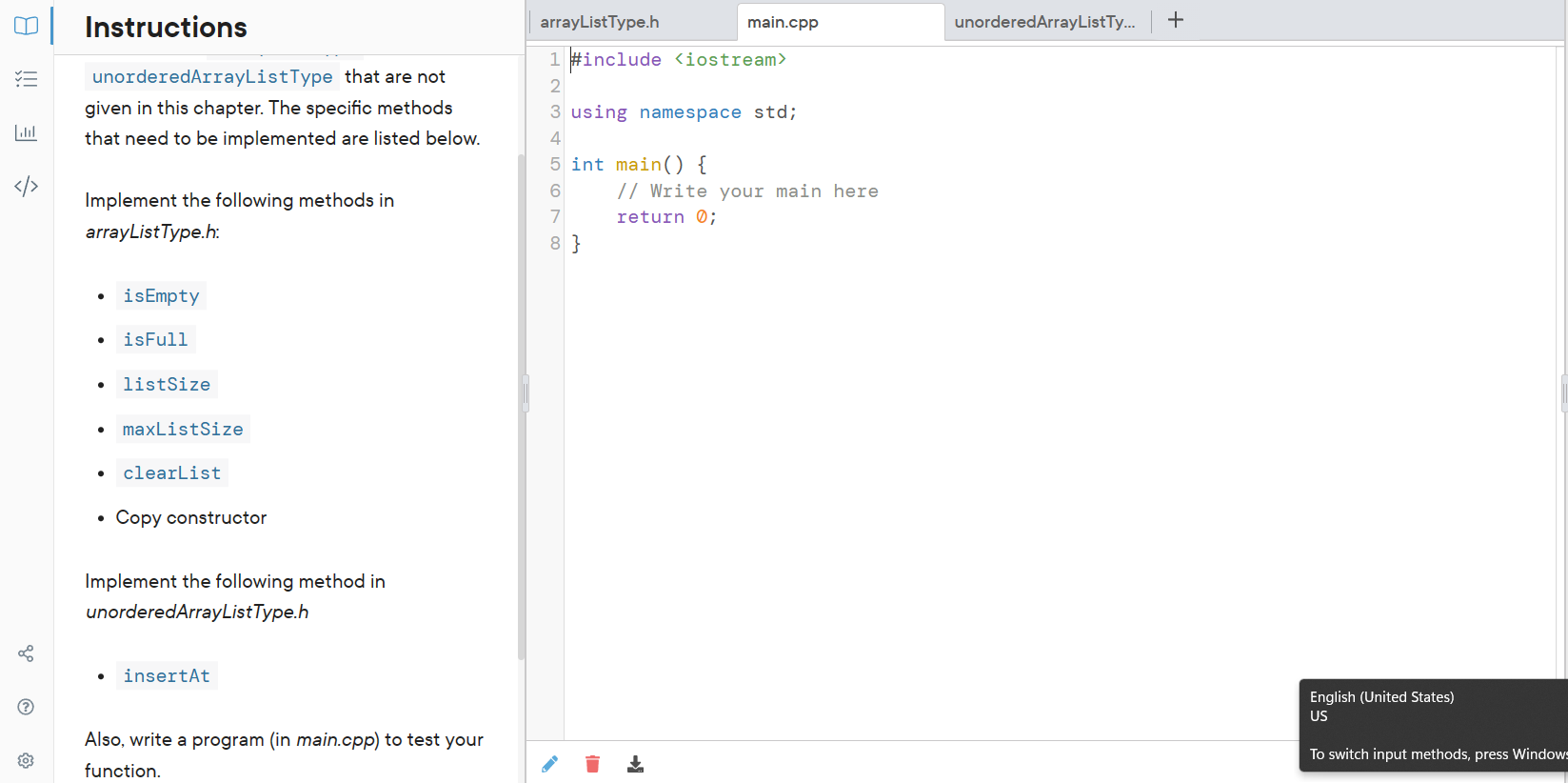 Solved Write the definitions of the member functions of the | Chegg.com