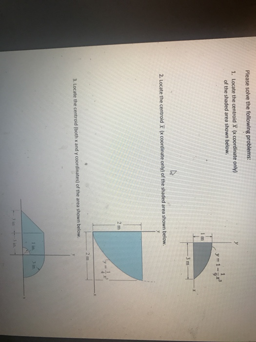 Solved Please solve the following problems: 1. Locate the | Chegg.com