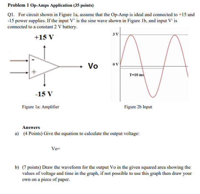 Solved Q1. For Circuit Shown In Figure 1a, Assume That The | Chegg.com