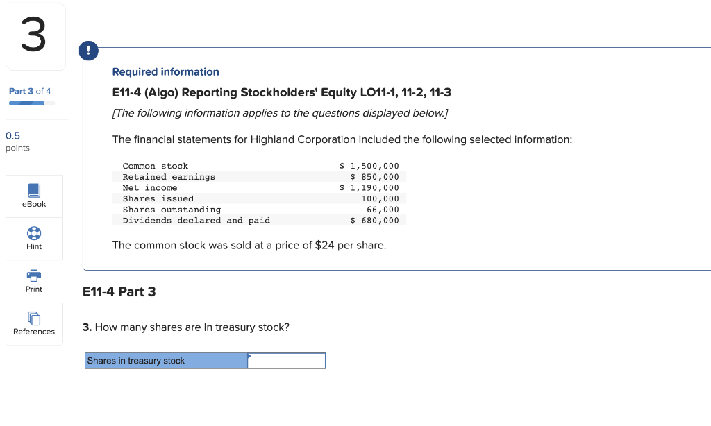 Solved Required Information E11-4 (Algo) Reporting | Chegg.com