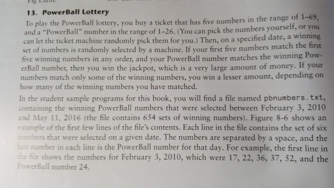 Solved 13 Lottery Python Need A Beginner Python Program Chegg Solved 13 Lottery Python Need A Beginner Python Program Chegg