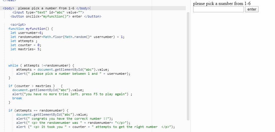 Solved this code is generating Random Number Guessing | Chegg.com