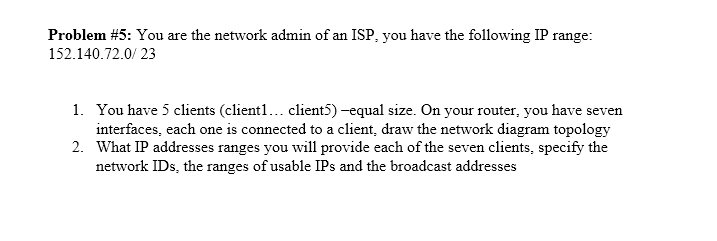Solved Problem #4: Consider the following network with 3 | Chegg.com