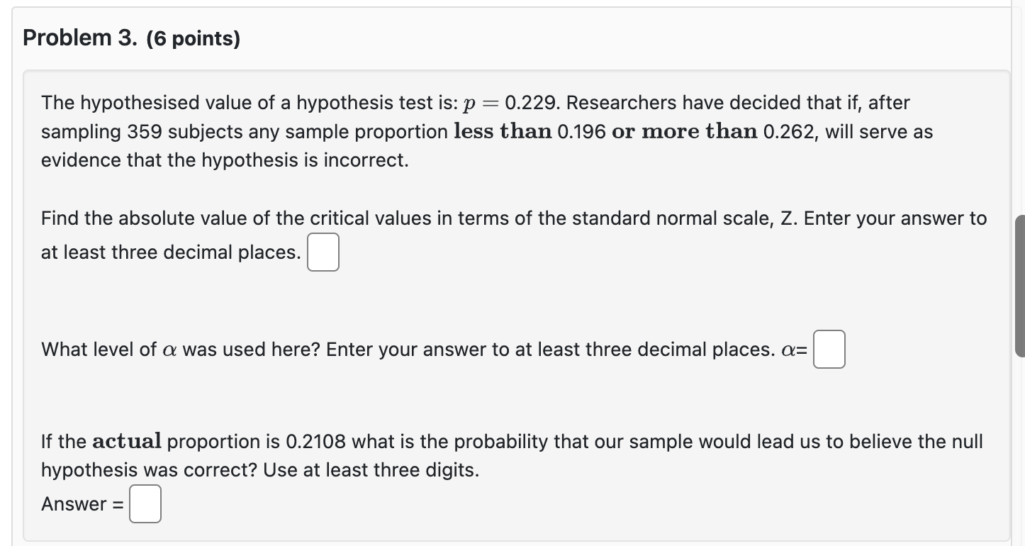 solved-the-hypothesised-value-of-a-hypothesis-test-is-chegg